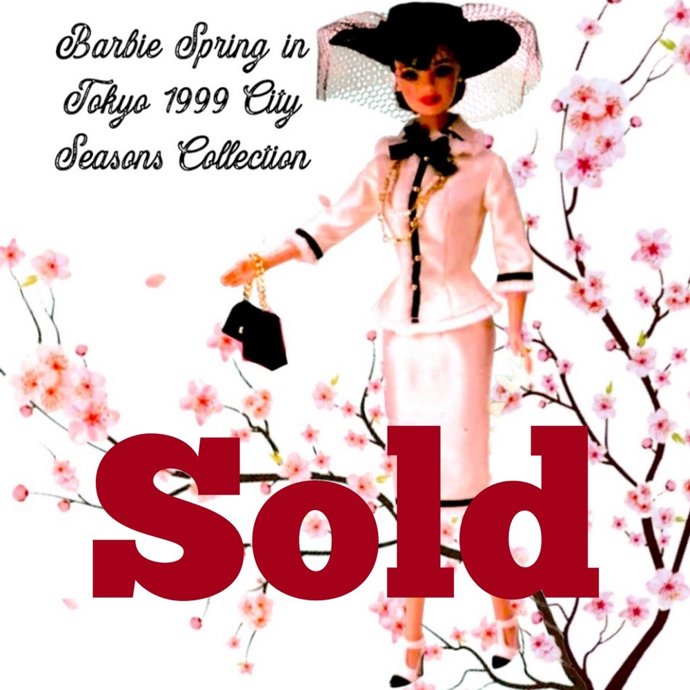 SOLD Vintage Barbie Spring in Tokyo 1999 City Seasons Collection NRFB Mattel (b)